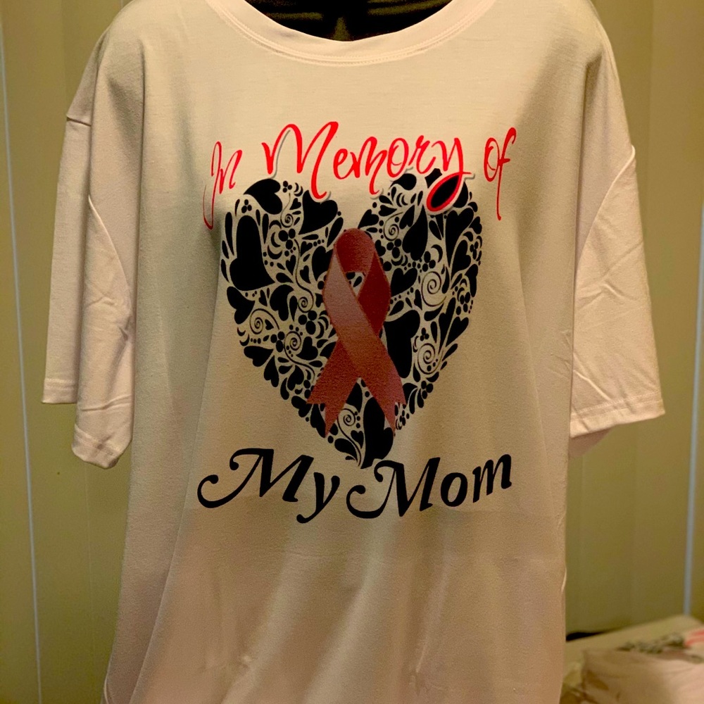 In memory of my mom cancer shirt